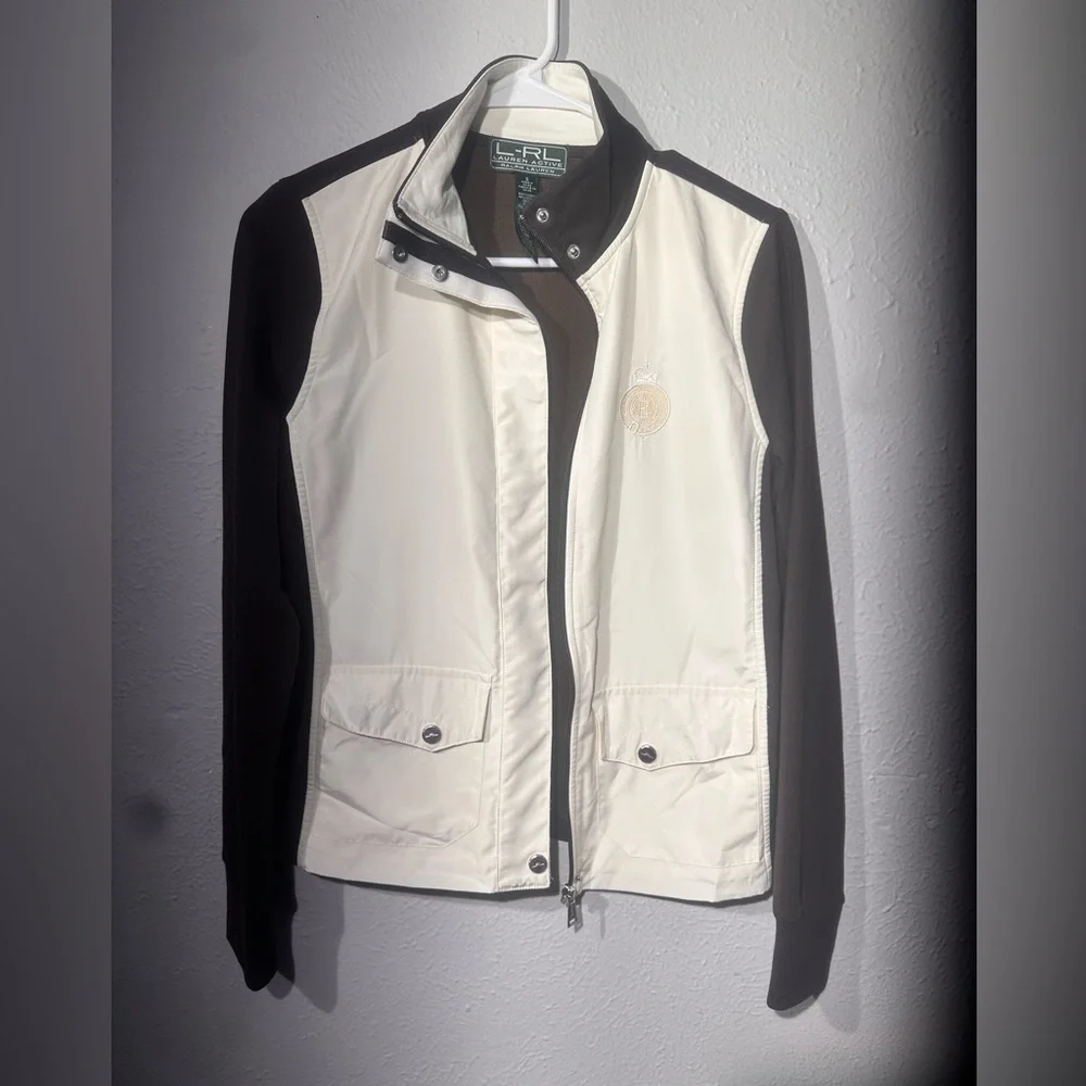 Ralph Lauren Cream and Brown Utility Jacket - Picture 9 of 14
